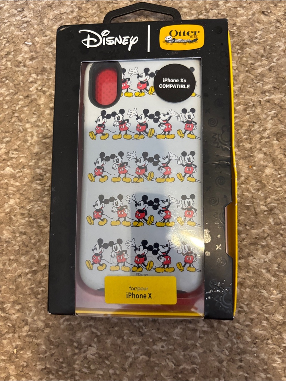 Disney Otterbox Mickey Mouse Pattern iPhone X/XS Case -
